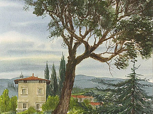 Im Garten Boboli (29 x 38 cm)