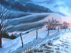 Auinger Höhe (38 x 29 cm)